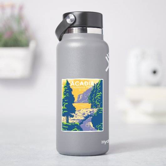 アカディア国立公園バーハーバー シール (HydroFlask)
