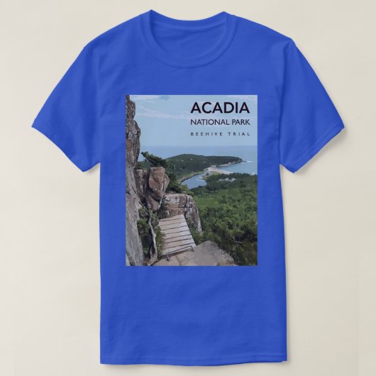 アカディア国立公園ビーハイブ1 Tシャツ (デザイン正面)