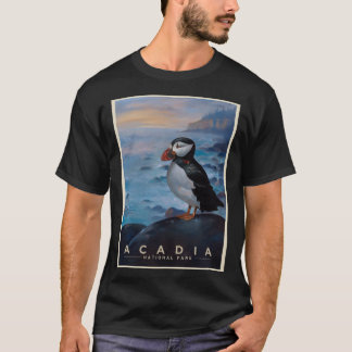 アカディア国立公園プフィン Tシャツ