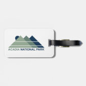 アカディア国立公園マウンテンサン ラゲッジタグ (裏面横)