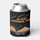 アカディア国立公園マウンテントゥーシー 缶クーラー (缶正面)