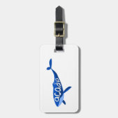 アカディア国立公園メインクジラ ラゲッジタグ (正面縦)