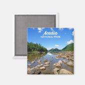 アカディア国立公園メインジョーダンポンドトラベル マグネット (正面/裏面)