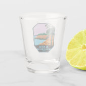 アカディア国立公園メインバーハーバーヴィンテージ ショットグラス (裏面)