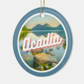 アカディア国立公園メインランドスケープ写真S セラミックオーナメント (左)