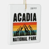 アカディア国立公園メインレトロカスタム年 セラミックオーナメント (右)