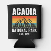 アカディア国立公園メインレトロヴィンテージ 缶クーラー (裏面)