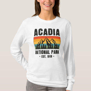 アカディア国立公園メインレトロヴィンテージ Tシャツ
