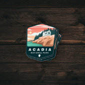 アカディア国立公園メイン |ダイカットのシール シール