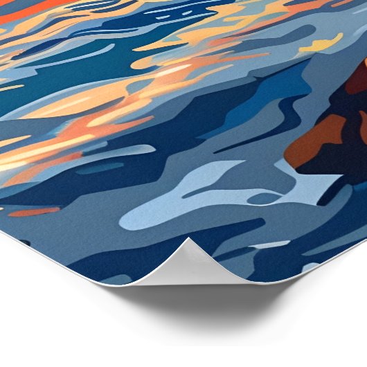 アカディア国立公園メーンライトハウストラベル ポスター (角)