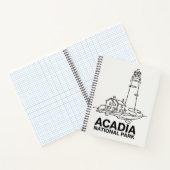 アカディア国立公園ライトハウスラインアート ノートブック (内部)