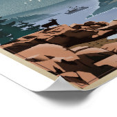 アカディア国立公園リトーのアートワーク ポスター (角)