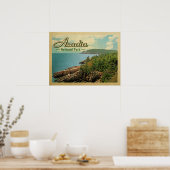 アカディア国立公園ヴィンテージトラベル ポスター (キッチン)