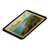 アカディア国立公園ヴィンテージトラベル マグネット (左側)