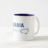 アカディア国立公園登山クイックドロー ツートーンマグカップ (正面右)