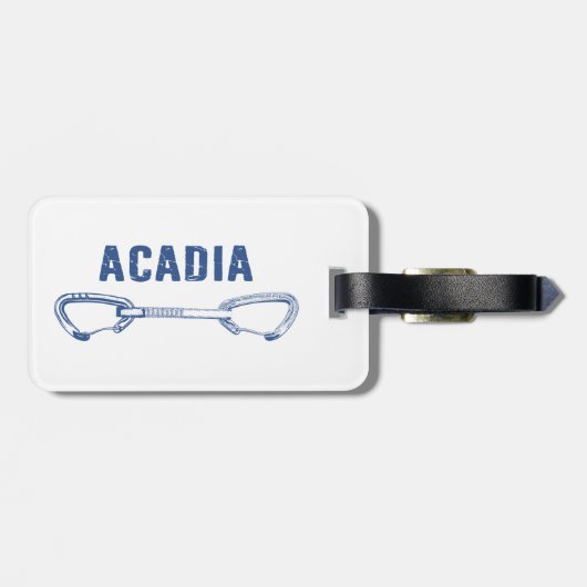 アカディア国立公園登山クイックドロー ラゲッジタグ (裏面横)