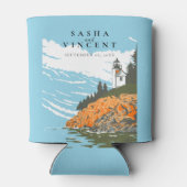 アカディア国立公園結婚レトロ 缶クーラー (裏面)