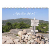 アカディア国立公園2016のカレンダー カレンダー (カバー)