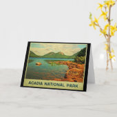 アカディア国立公園 カード (黄色い花)