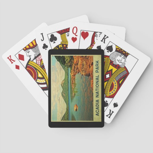アカディア国立公園 トランプ (裏面)