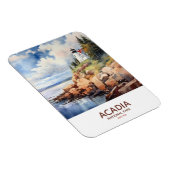 アカディア国立公園 – パークバスハーバーライトハウス マグネット (右側)