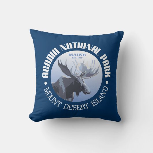 アカディア国立公園(ムース) クッション (正面)