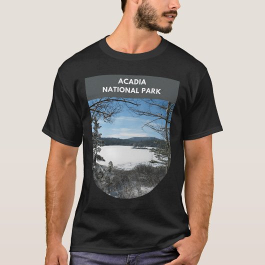 アカディア国立公園 – 冬 Tシャツ (正面)