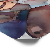 アカディア国立公園 水彩画 ポスター (角)