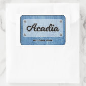 アカディア国立公園 長方形シール (バッグ)