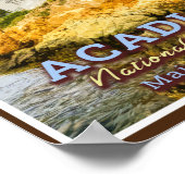 アカディア国立公園 – MAINE USA -バー港 ポスター (角)