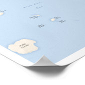 アカディア地図ポスター ポスター (角)