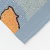 アカディア山デザートアイランド フリースブランケット (角)