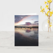 アカディア日の出Notecard -2 カード (黄色い花)