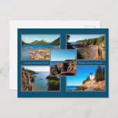 アカディア最高のビューズ国立公園 ポストカード (正面/裏面)