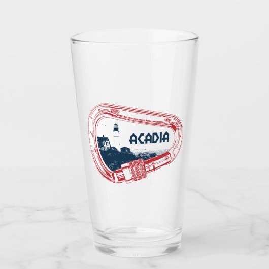 アカディア登山カラビナ タンブラーグラス (正面)