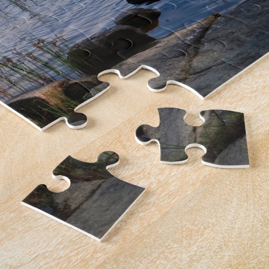 アカディア砂漠イーグルレイクナショナルパークメイン ジグソーパズル (側面)