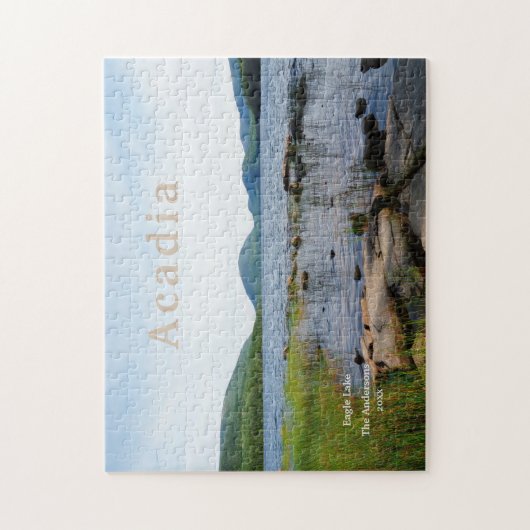 アカディア砂漠イーグルレイクナショナルパークメイン ジグソーパズル (縦)