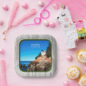 アカディア素朴国立公園カスタム写真 ペーパープレート (パーティー)