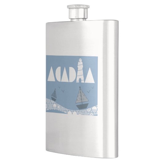 アカディア フラスク (左)