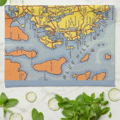 アカディア - マウントデザート島 キッチンタオル (折り畳み)