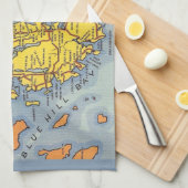 アカディア - マウントデザート島 キッチンタオル (四つ折り)