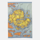 アカディア - マウントデザート島 キッチンタオル (縦)