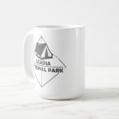 アカディア – メイン コーヒーマグカップ (正面左)