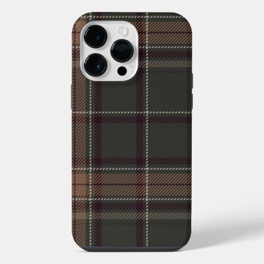 アカデミアグリーンプラッド iPhoneケース (裏面)