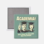 アカデミア：ハワイ産のおいしいナッツ マグネット (正面/裏面)