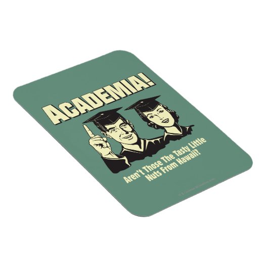 アカデミア:ハワイ産のおいしいナッツ マグネット (右側)