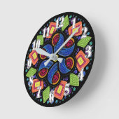 アカデミズムの時計とのトラブル ラウンド壁時計 (傾斜)