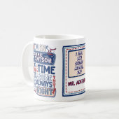 アカデミックおもしろいアドバイザーは常に正しい マグカップ (正面左)