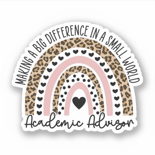 アカデミックアドバイザーの贈り物 シール (正面)