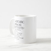 アカデミックアドバイザー コーヒーマグカップ (正面左)